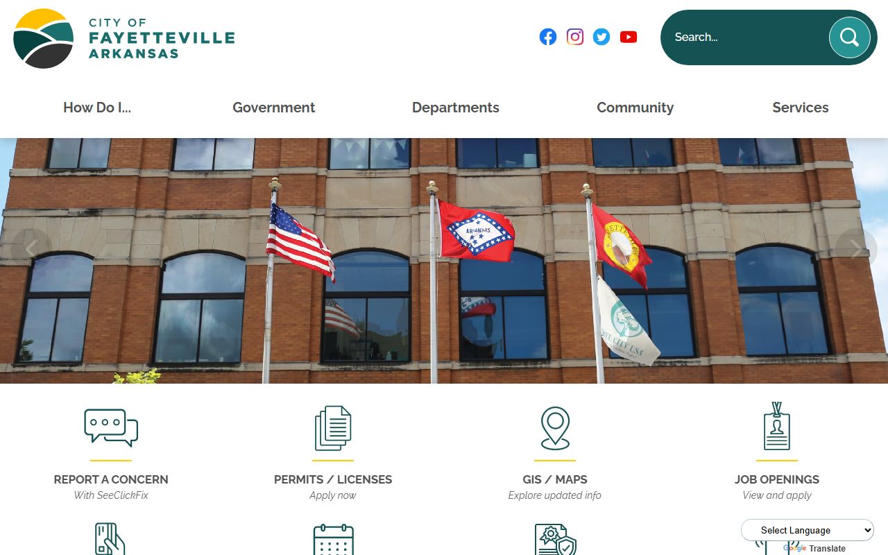 City of Fayetteville official website criminal records access