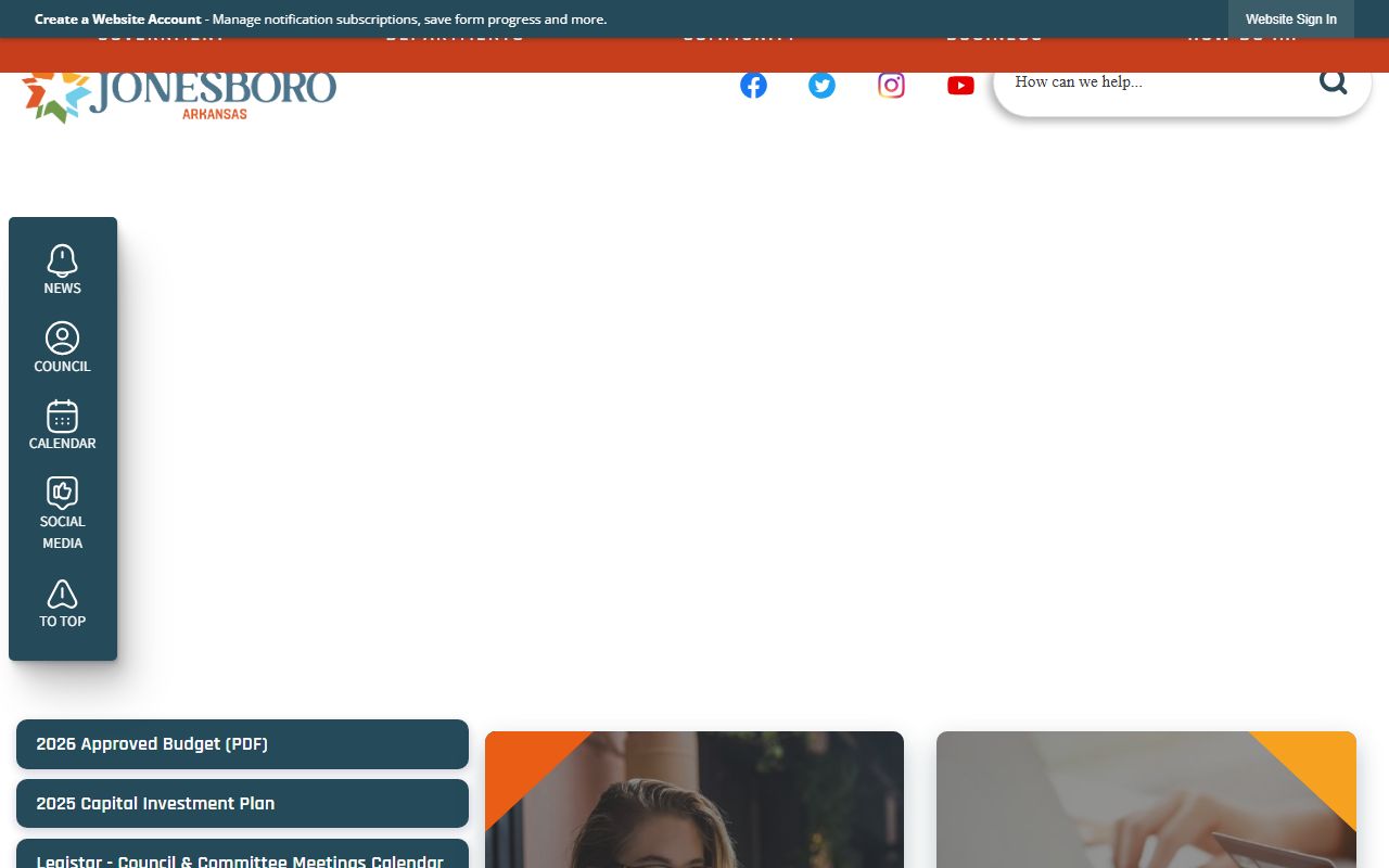 City of Jonesboro official website