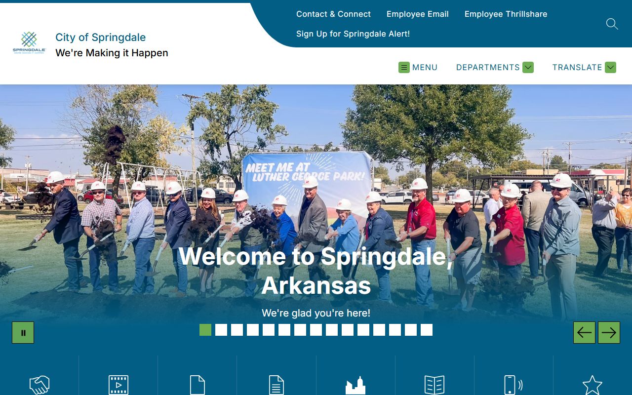 City of Springdale official website