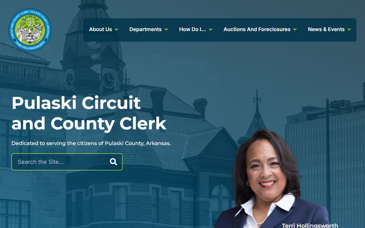 Pulaski County circuit clerk office criminal records portal